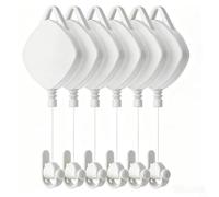 VR CFor able OrgFor anizer con refuerzo para construcción aBS para y C optimizado para curva capaz RFor adius para prevenir DFor amFor edad con el tiempo (negro (blanco (6 piezas)
