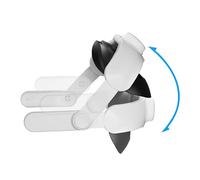 VR Correa para la Cabeza para Meta Quest 3 para Oculus Quest 3, Correa de Repuesto Elite para Soporte Mejorado,VR Headstrap Kit de reducción de Peso y estrés,con cojín para la Cabeza