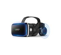 VR headset with headphones, virtual reality glasses for 3D videos and multimedia for phones from 4.7 to 6.6 inches