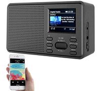 VR-Radio ELECTRÓNICA - Dab con Pantalla de Color: Móviles Radio Digital con Dab+ y FM, 8 vatios, Bluetooth 5 (móvil, Dab a Pilas, más)