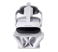 VR Stander para Pico NEO3/HTC Vive Focus3, soporte de almacenamiento de pared, soporte para pared, auriculares VR Gamepad Controller Travel(Pico NEO3/HTC Vive Focus3, negro) GS007