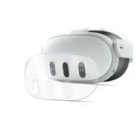 VR Transparente Funda Protectora para Meta Quest 3, VR Cubierta Protectora Frontal para Auriculares Meta Quest 3 VR