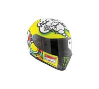 VR46 Casco Réplica Miniatura 1:5 Mini Casco - Valentino Rossi MotoGP_GP Misano 2011, Unisexo