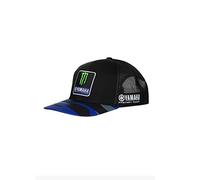 VR46 Gorra Con Visera Replica Team Yamaha Monster ,Hombre,One Size,Negro
