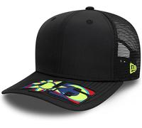 VR46 New Era 9Fifty Moon Sun Negro Stretch Snap Cap MotoGP Valentino Rossi Team