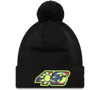 VR46 New ERA Fall 2024 Beanie, Hombre, Negro, Talla única