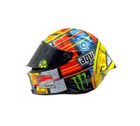 VR46 Valentino Rossi 1:5 Mini Casco Réplica MotoGP_Temporada 2012