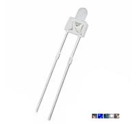 Vrabocry 100pcs x 2mm lente superior redonda azul blanco amarillo rojo verde LED diodo iluminado iluminación brillante bombillas bombillas componentes electrónicos indicador emisión de luz (brillante