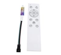 Vrabocry Tiras de luz LED de carreras de caballos de dos colores DC12V 24V 2132 píxeles RF 12 llaves controlador inalámbrico para WS2811 blanco frío cálido natural