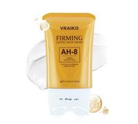 VRAIKO AH-8 Crema Reafirmante para el Cuello, Crema Rodillo para el Cuello 2-en-1 Gua Sha con AH8 y Ceramida NP, Nutrir e Hidratar la Doble Mentira para el Lifting Facial (1 pc, 120g)