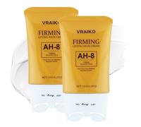 VRAIKO AH-8 Neck Firming Cream, 2 en 1 Gua Sha Neck Cream Roller with AH8 & Ceramide NP, Nourish Hydrate Double Chin for Face Lift, Jawline & Sagging Skin