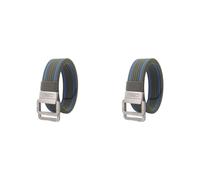 vreplrse 2 Juegos de Cinturón de lona Street Webbing, opción duradera y elegante para hombres y mujeres, a la moda para un cómodo. Nylon verde militar y azul, Verde militar y azul 2Conjunto