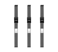 vreplrse 3 piezas para maletas de viaje, correas para equipaje para mayor resistencia y seguridad, 3 piezas de maletas de PP, Gris, 5 cm x 200 cm