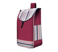 vreplrse Bolsa para Carrito de Mano Plegable, Bolsa para Carrito de Compras Oxford Impermeable, Viaje (no Incluye carritos Compras). Se pliega fácilmente por la Mitad, Rojo, 30x19x55cm
