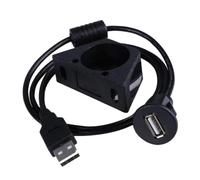 vreplrse Cable USB Macho a Hembra para Montaje en Tablero de automóvil confiable Que Ofrece Transferencia de Datos USB Velocidad y Capacidad Carga Cable Macho a Hembra para Montaje en Tablero