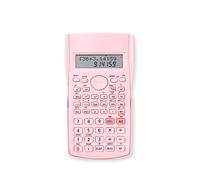 vreplrse Calculadora científica Estudiantes 2 Línea Pantalla Función Cálculo de Oficina Contabilidad Patrón estacionario Random, Rosa