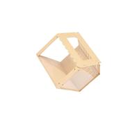 vreplrse Casa de Juegos de para Madera con Estructura Resistente Que Mantiene a los hámsteres entretenidos y fomenta su Actividad. Casa con tobogán para hámster, Erizo, ratón, Rata y Conejillo