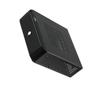 vreplrse Chasis para Juegos de computadora Mini ITX eficiente con Carcasa de Aluminio Duradera para un Rendimiento Duradero Cine en casa Fuente alimentación Aluminio Completo, M01, 19x20.5x6cm