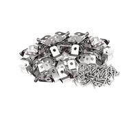 vreplrse Clips de montaje premium para cercas, aptos para alambre de calibre 12-16. Versátiles para instalaciones en almacenes, viviendas, oficinas y otros lugares. Clips montaje para cercas, alambre