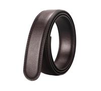 vreplrse Correa de repuesto sin agujeros para mujer, fácil de combinar, regalo para seres queridos, elegante y práctico cinturón vestir para pantalones vaqueros, accesorios, marrón, 150 centímetros