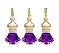 vreplrse Difusor de Aroma para Coche, de Secado rápido, Elimina olores al Instante, ambientador de Aire para Coche, Perfume, decoración Interior de Coche, 3 Pack/Lote, Lavanda Morada