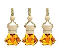 vreplrse Difusor de Aroma para coche, de secado rápido, elimina olores al instante, ambientador de aire para coche, Perfume, decoración Interior de coche, 3 pack/lote, naranja antiguo