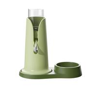 vreplrse Dispensador de Agua antigoteo para Mascotas, diseñado para Mayor Estabilidad, Garantiza una Fuente de Agua Limpia, Botella para hámster con Soporte, dispensador Jaula, Verde