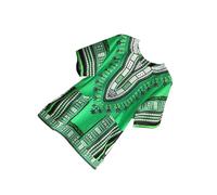 vreplrse Elegante camiseta africana dashiki de manga corta con estampados coloridos para días de verano vibrantes. Recuerda que el color puede perderse ligeramente en el primer