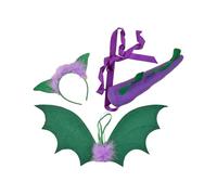 vreplrse Este Disfraz de Dinosaurio para Fiesta de Cosplay con alas dragón te hará Destacar en la Noche Halloween y te encantará. Los Disfraces Dinosaurio para Cosplay Son...