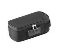 vreplrse Estuche de Viaje con Cierre Seguro, Equipado con Cremallera Resistente a olores y tecnología a Prueba de olores para un Almacenamiento Seguro y confiable, Negro, 21x11x8cm
