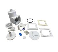 vreplrse Herramientas para Piscinas Equipo de Limpieza de Boca Ancha Accesorios para filtros Piscinas subterráneas con Salida Agua Grande Kit Skimmer Pared Limpiador plástico para Suelos, Estilo B