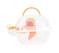 vreplrse Jaula para Animales pequeños, espaciosa, Permite Que Las Mascotas se muevan libremente Mientras viajan cómodamente al Aire Libre. Material: PP. Mide 29 x 20 cm, Naranja, 29x20cm