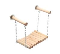 vreplrse Juguete de para Madera Duradero para Loros, para Masticar, trepar y equilibrar, Ideal para Todos los Amantes de Las Aves. Escalera para Madera para Jaula.