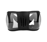 vreplrse Las Gafas Protectoras para Montar a Caballo ofrecen un Aspecto Vibrante y Colorido con protección UV y un Ajuste cómodo para Exteriores, Claro y Negro, 15x27cm