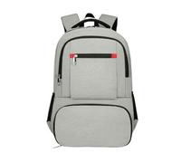 vreplrse Manténgase organizado sobre la marcha Bolso multifuncional para computadora portátil para hombres que hace mucho más fácil almacenar artículos Mochila de negocios de tela Oxford, Gris claro