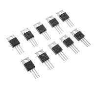 vreplrse Piezas de transistores, transistores MOSFET, reguladores de voltaje, potencia, selección premium 50 modelos para un kit versátil PNP y triodos, surtido en bolsa.