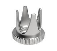 vreplrse Tapas de Cubierta de aerógrafo a Prueba Polvo Puntas Aguja Acumulación Garantizando Efectos pulverización con fácil instalación y extracción Accesorios Repuesto Tapa Aguja, Plata, Estilo A