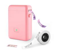 vretti Impresora de Etiquetas con Cinta, HP2 Impresora portátil de Etiquetas Bluetooth para Almacenamiento, envío, código de Barras, organización, Fabricante de Pegatinas Mini Fabricante de Etiquetas