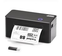 vretti Impresora térmica de Etiquetas USB, Etiquetas Autoadhesivas, Impresora de Etiquetas de envío de 4 x 6 para Paquetes de envío, Compatible con Windows, Sistemas Mac OS