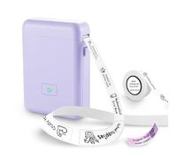 vretti Mini Label Maker, HP2 Impresora Portátil Térmica de Etiquetas Autoadhesivas Bluetooth Etiquetadoras Compatible con iOS/Android, Label Printer para Teléfonos Inteligentes para Oficina, Hogar