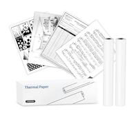 vretti Rollo de papel térmico A4, 2 rollos, 216 mm x 7 m (8,5 "X276"), papel para impresora térmica compatible con impresora portátil P83 para viajes, hogar, foto, factura, contrato