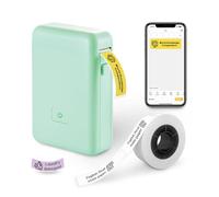 vretti Sticker Maker Mini Label Maker, HP2 Impresora de Etiquetas portátil Bluetooth para Almacenamiento, envío, código de Barras, Correo, Oficina, hogar, organización, máquina de impresión