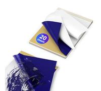 vretti Tattoo Transfer Paper 20 Hojas, Papel Calco Tatuaje,Papel Térmico de Impresora Plantilla para Tatuaje, 4 Capas Tamaño A4(8.3 "x 11.6"), Compatible con Impresoras De Tatuaje P84