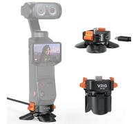 VRIG Mini trípode magnético de cambio rápido para Insta360 Luna Ultra Serie | Conector USB-C multifuncional, soporta carga rápida/transferencia de datos, material metálico, patas de trípode con imán
