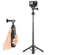 VRIG Mini trípode para selfie de 40 cm para cámara de acción, cabeza ajustable de 360°, mango portátil para DJI Osmo Action 6/5 Pro/4/3, Insta 360 Ace Pro 2/Ace, Go Pro Hero 13/12/11/10/9
