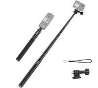 VRIG Palo Selfie Invisible TP-13,131 cm para cámara Insta360 One X3, X2, X, Insta360 One R, RS, Insta 360 Cámara Insta 360 1/4" Poste monopié extendido