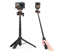 VRIG Trípode para cámara de acción de 54 cm para DJI Osmo Nano/Action 6, soporte magnético bidireccional de liberación rápida, barra extensible, longitud de 20 a 54 cm, AC-40N