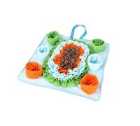 VRILU Tapete para olfatear mascotas, tapete para olfatear perros, rompecabezas interactivo de alimentación para aburrimiento, fomenta las habilidades naturales de búsqueda para gatos, conejos y
