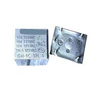 VRINO 1 Uds GH-1C-6L GH-1C-9LS GH-1C-12L GH-1C-12L1 GH-1C-12LF2 GH-1C-15HG GH-1C-24L GH-1C-24HG GH-1C-48L (T73-1C) Relé de 5 Pines (Size : GH-1C-12L1 12V-12A)