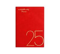 Vriusi Agenda 2025, planificador diario, planificador con páginas semanales y mensuales, planificador diario A5, calendario anual, organizador de plan diario, perfecto para familiares y amigos